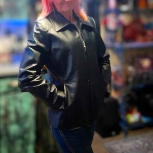 Black Genuine Leather jacket